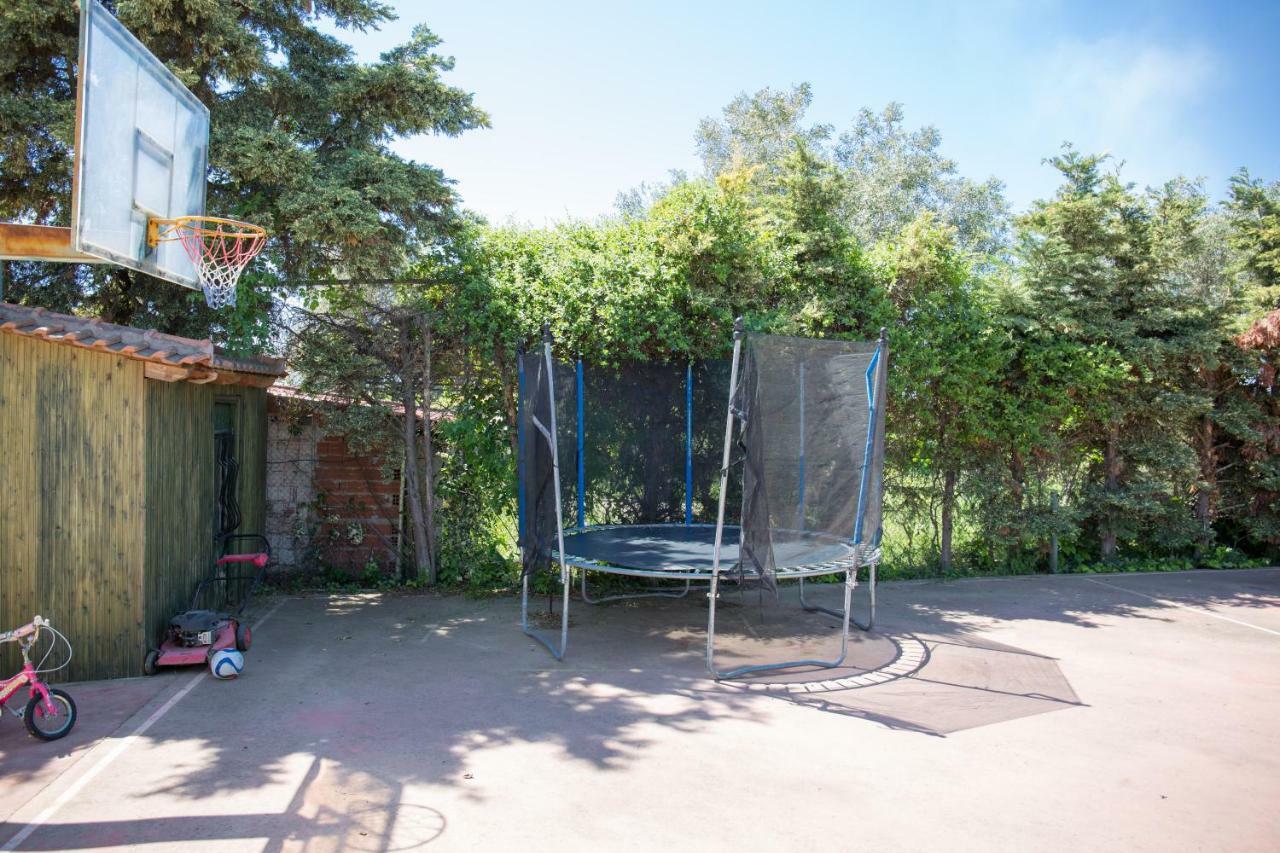 Rural Villa Private Pool, Bbq, Court ,20' Airport Nea Kallikrateia Экстерьер фото