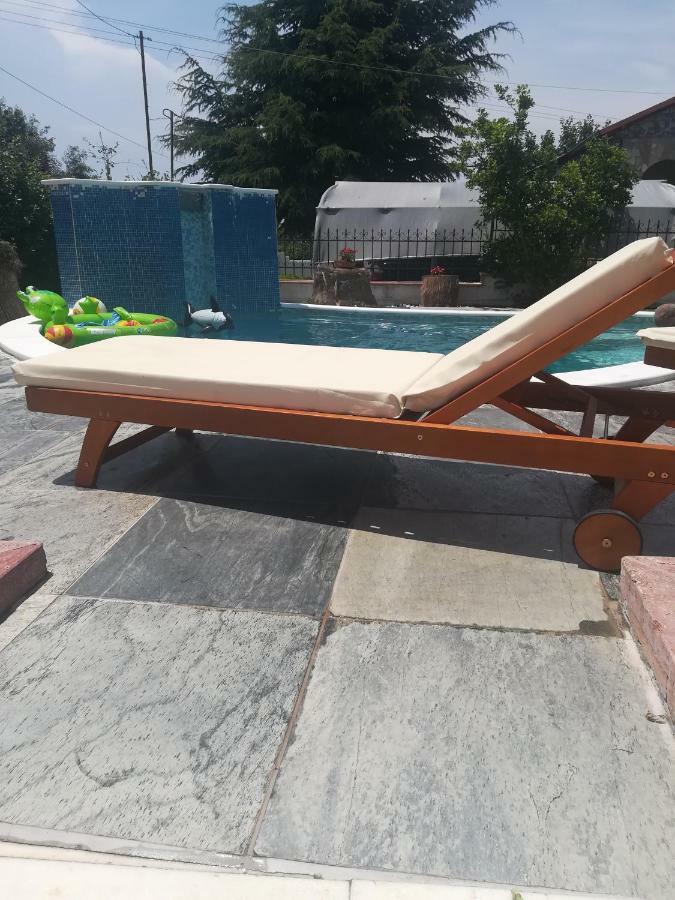 Rural Villa Private Pool, Bbq, Court ,20' Airport Nea Kallikrateia Экстерьер фото